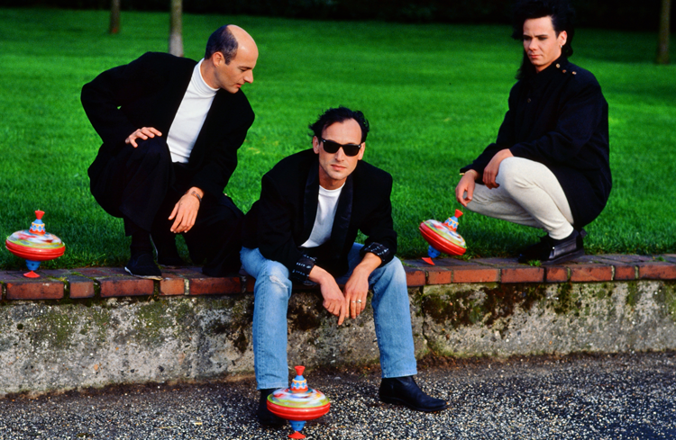 v.L.n.R. Peter Delain,  Achim Jaspert, Andy Cay